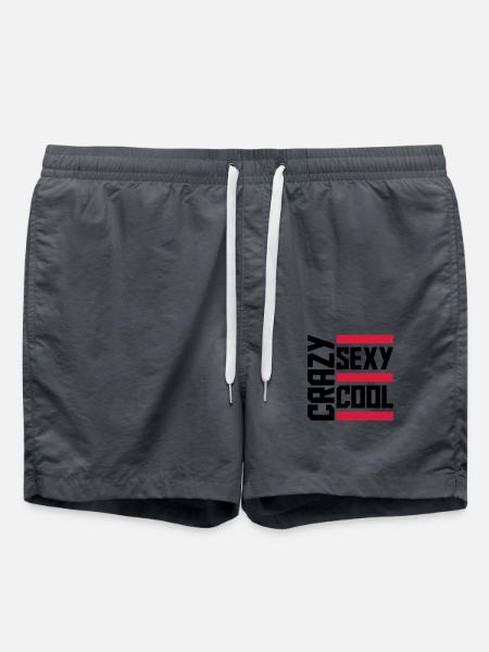 crazy sexy cool design - Swim Trunks - anthracite