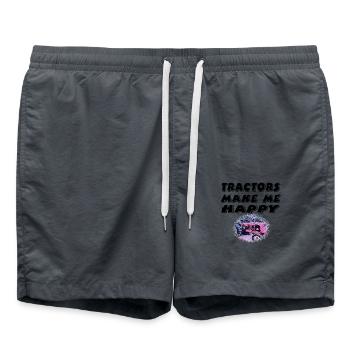 Tracteur - Short de bain - charbon - Devant - AI Model Male 185 light (185cm)