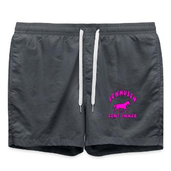 Pferd - Badeshorts - Anthrazit - Vorne - AI Model Male 185 light (185cm)