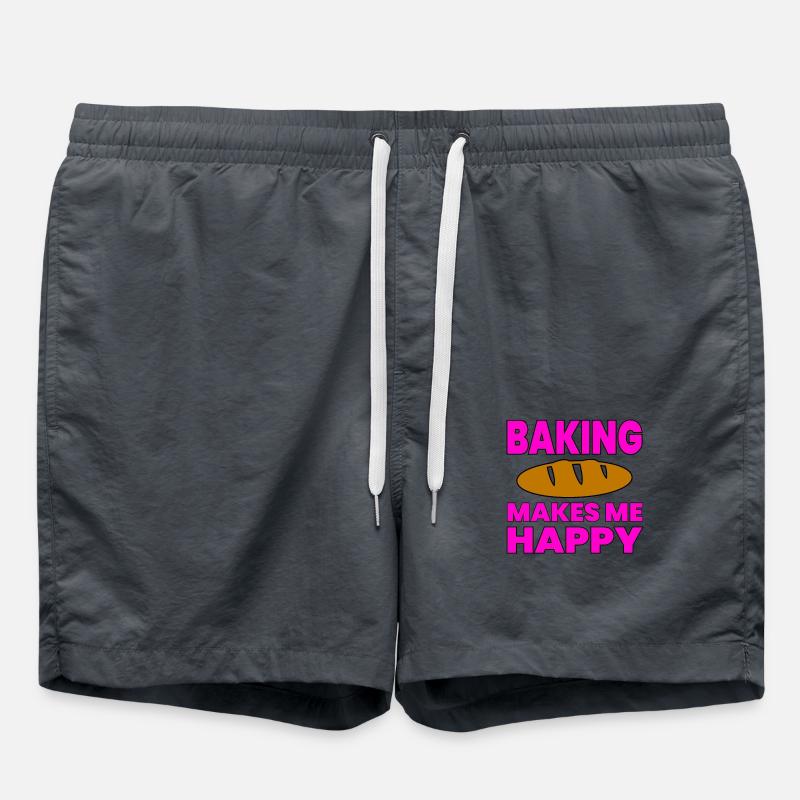 Backen - Badeshorts - Anthrazit