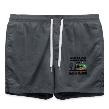 Traktor - Badeshorts - Anthrazit - Vorne - AI Model Male 185 light (185cm)