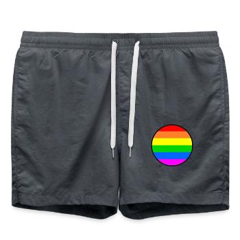Lgbtq - Short de bain - charbon - Devant - AI Model Male 185 light (185cm)