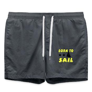Voile - Short de bain - charbon - Devant - AI Model Male 185 light (185cm)
