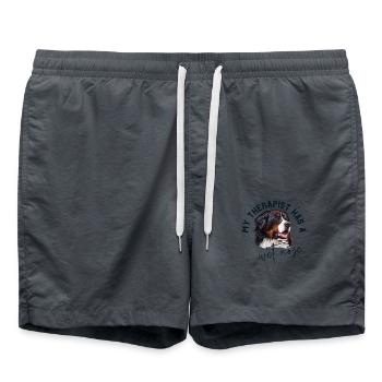 Bouvier bernois - Short de bain - charbon - Devant - AI Model Male 185 light (185cm)