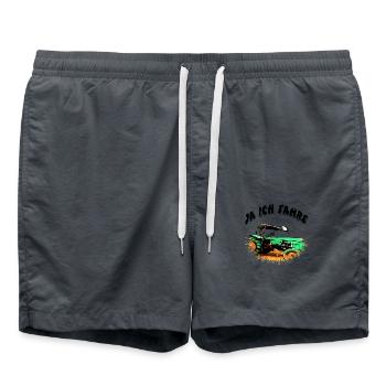 Traktor - Badeshorts - Anthrazit - Vorne - AI Model Male 185 light (185cm)
