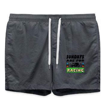 Motorcycle - Swim Trunks - anthracite - Front - AI Model Male 185 light (185cm)