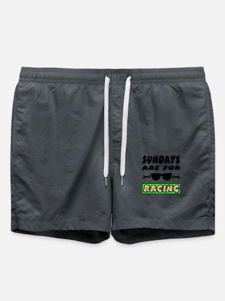 Auto - Badeshorts - Anthrazit