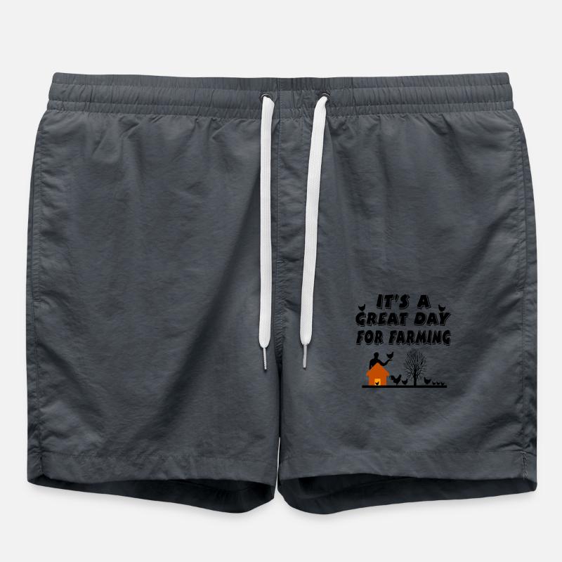 Farm - Swim Trunks - anthracite