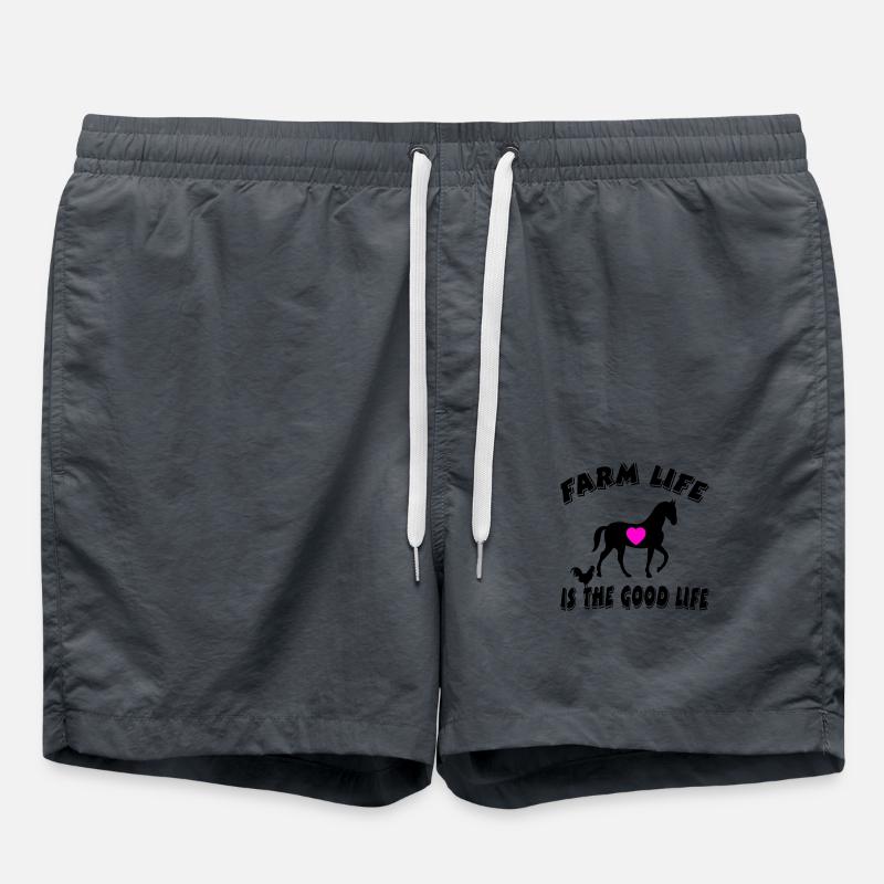 Farm - Swim Trunks - anthracite