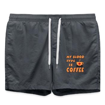Café - Short de bain - charbon - Devant - AI Model Male 185 light (185cm)