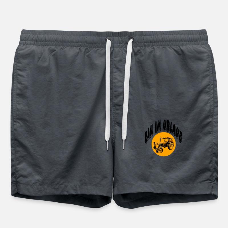 Traktor - Badeshorts - Anthrazit
