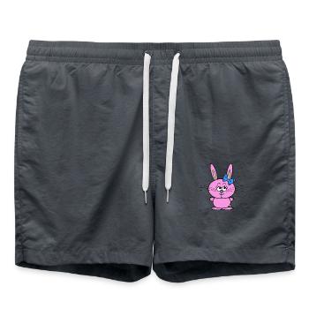 Osterhase - Badeshorts - Anthrazit - Vorne - AI Model Male 185 light (185cm)