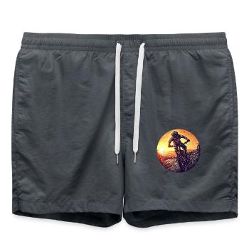 VTT VTT Descente Coucher de Soleil - Short de bain - charbon - Devant - AI Model Male 185 light (185cm)