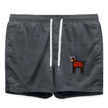 Rétro Bull - Short de bain - charbon - Devant - AI Model Male 185 light (185cm)