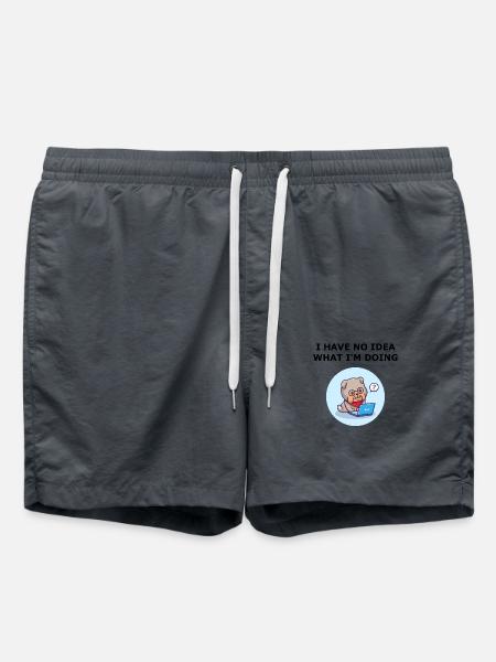 Non ho idea di cosa sto facendo. Nessuna idea di cane. - Costume a pantaloncino - antracite