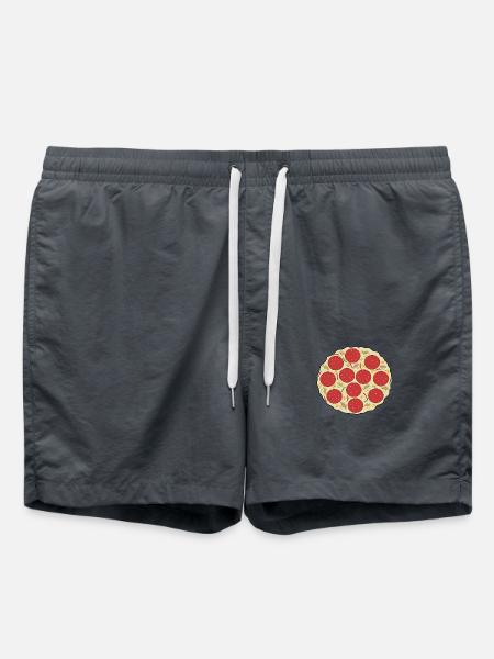 Pizza Salami - Swim Trunks - anthracite