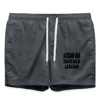 Camionneur - Short de bain - charbon - Devant - AI Model Male 185 light (185cm)