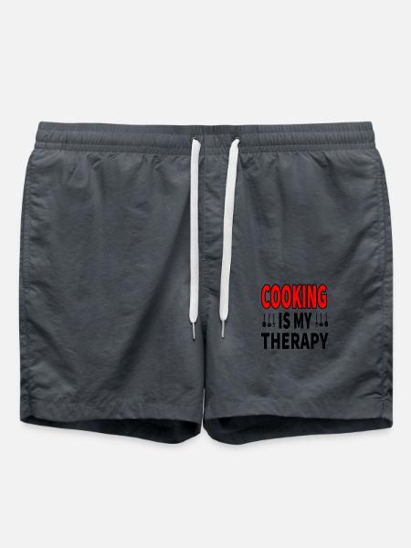 Kochen - Badeshorts - Anthrazit