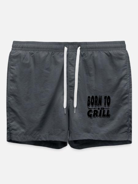 Grill - Swim Trunks - anthracite