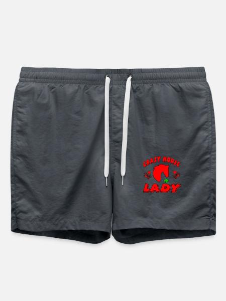 Horses - Swim Trunks - anthracite