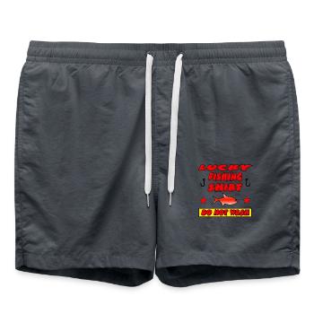 Angeln - Badeshorts - Anthrazit - Vorne - AI Model Male 185 light (185cm)