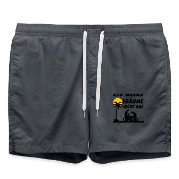 Motorcycle - Swim Trunks - anthracite - Front - AI Model Male 185 light (185cm)