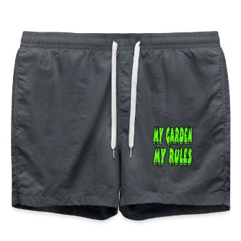 Garten - Badeshorts - Anthrazit - Vorne - AI Model Male 185 light (185cm)