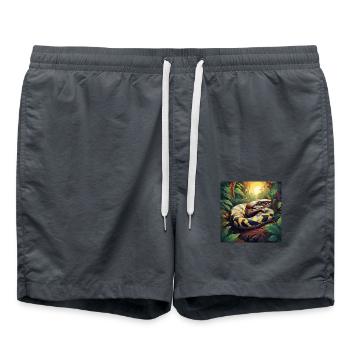 SCHLANGE - Badeshorts - Anthrazit - Vorne - AI Model Male 185 light (185cm)