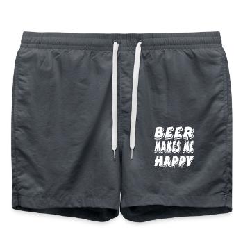 Bière - Short de bain - charbon - Devant - AI Model Male 185 light (185cm)