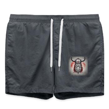 Odin - Swim Trunks - anthracite - Front - AI Model Male 185 light (185cm)