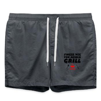 Grillen - Badeshorts - Anthrazit - Vorne - AI Model Male 185 light (185cm)
