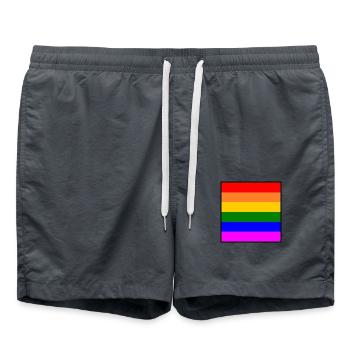 Lgbt - Badeshorts - Anthrazit - Vorne - AI Model Male 185 light (185cm)