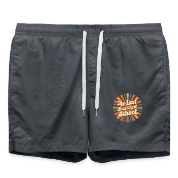Retour à l’école - Short de bain - charbon - Devant - AI Model Male 185 light (185cm)