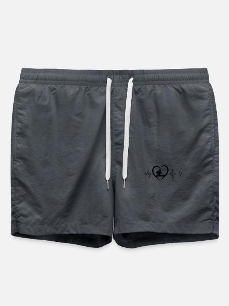 DJ-Herzschlag - Badeshorts - Anthrazit