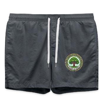 Plant a Tree - Swim Trunks - anthracite - Front - AI Model Male 185 light (185cm)