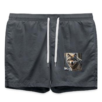 Loup - Short de bain - charbon - Devant - AI Model Male 185 light (185cm)