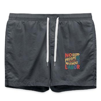 without you nothing will function - Swim Trunks - anthracite - Front - AI Model Male 185 light (185cm)