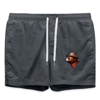 Cherif Bär - Badeshorts - Anthrazit - Vorne - AI Model Male 185 light (185cm)