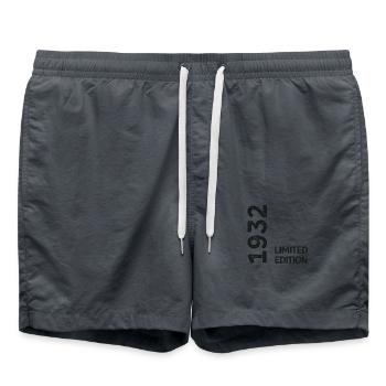 Limitierte Auflage von 1932 - Badeshorts - Anthrazit - Vorne - AI Model Male 185 light (185cm)