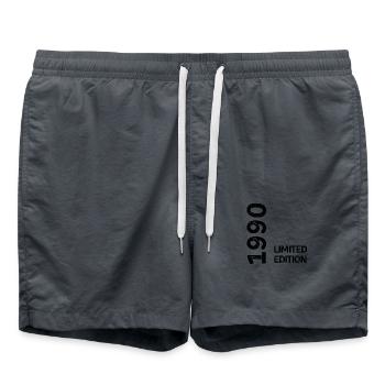 1990 limited edition - Short de bain - charbon - Devant - AI Model Male 185 light (185cm)