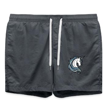 Licorne - Short de bain - charbon - Devant - AI Model Male 185 light (185cm)