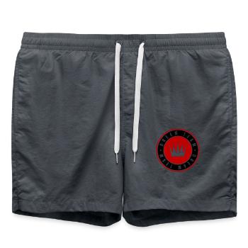 Cercle de la couronne de l’équipe de rêve - Short de bain - charbon - Devant - AI Model Male 185 light (185cm)
