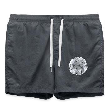 Graff Mond - Badeshorts - Anthrazit - Vorne - AI Model Male 185 light (185cm)