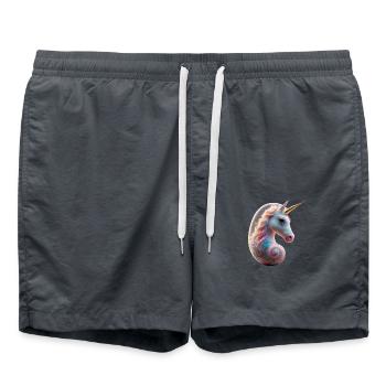 Embryon de licorne 1 - Short de bain - charbon - Devant - AI Model Male 185 light (185cm)