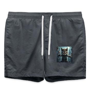 Monster 2 - Badeshorts - Anthrazit - Vorne - AI Model Male 185 light (185cm)