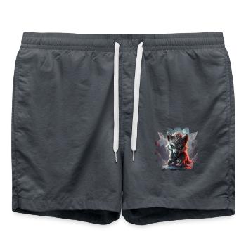 Monster 4 - Badeshorts - Anthrazit - Vorne - AI Model Male 185 light (185cm)