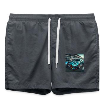 Voiture - Short de bain - charbon - Devant - AI Model Male 185 light (185cm)