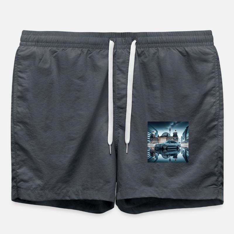 Car - Swim Trunks - anthracite