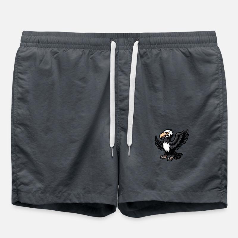 Eagle Comic - Swim Trunks - anthracite