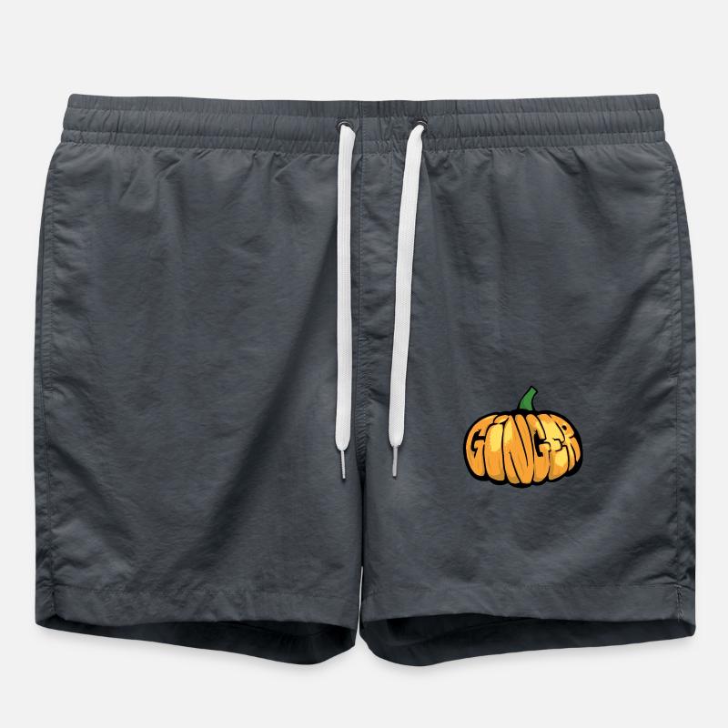 Pumpkin Ginger Graff - Swim Trunks - anthracite